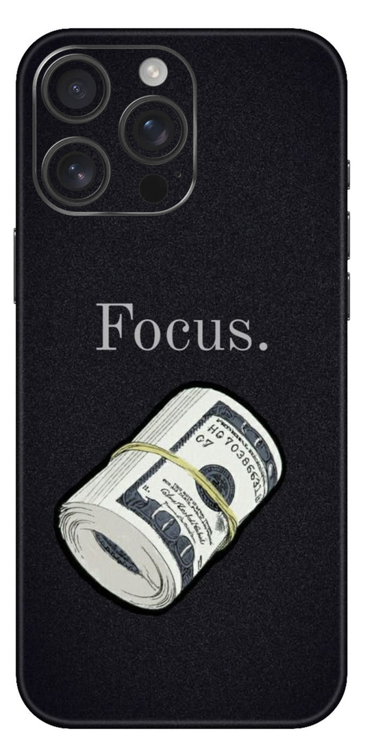 Focus On Dollar Bills Mobile Skin