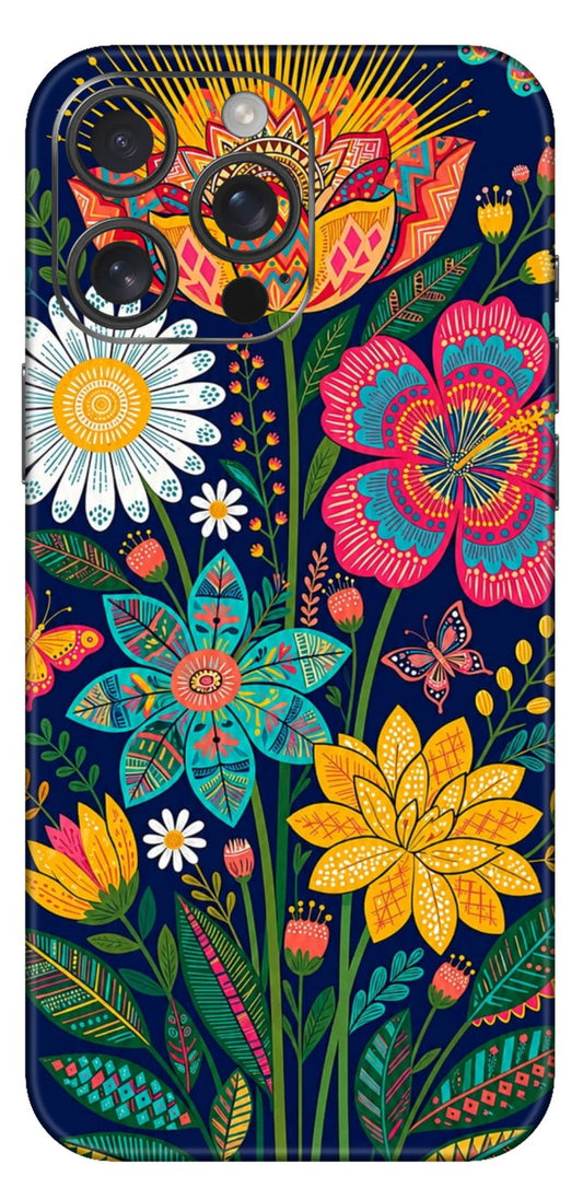 Garden In Blue Mobile Skin