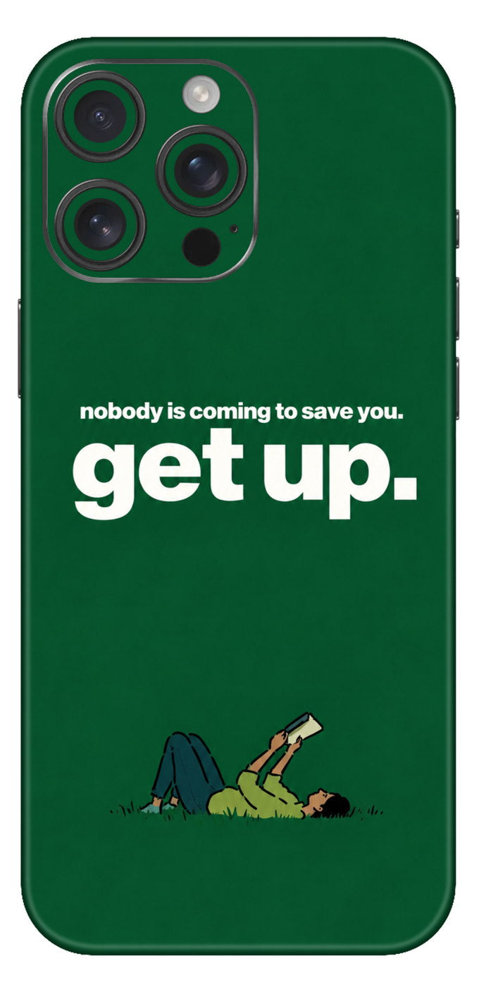 Get Up Quote Mobile Skin