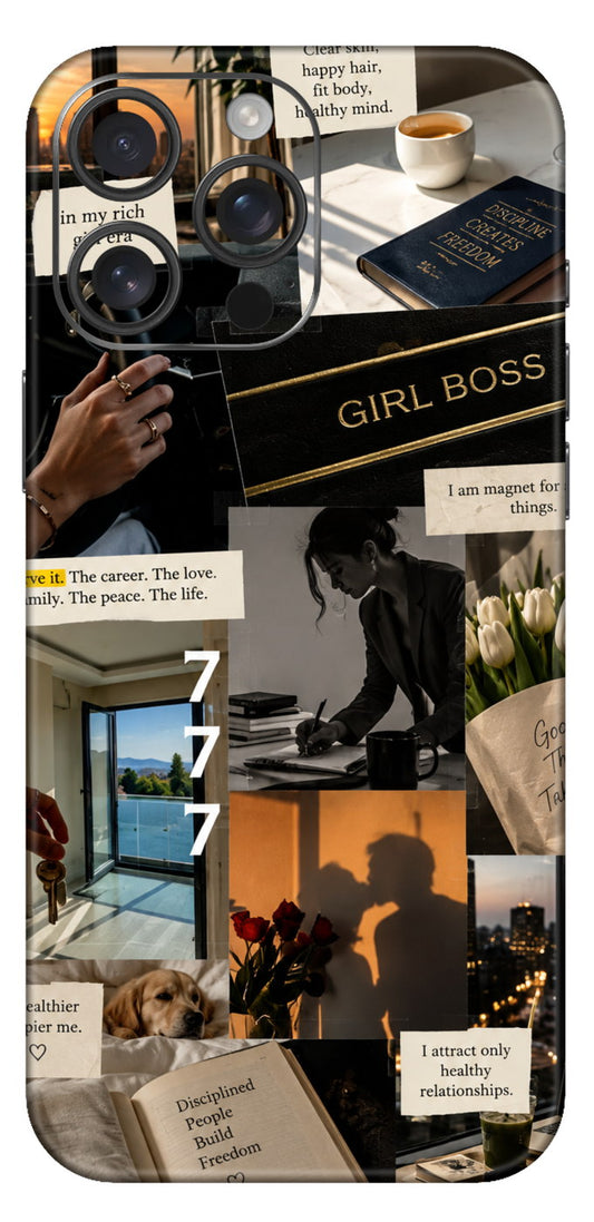 Girl Vision Board Mobile Skin