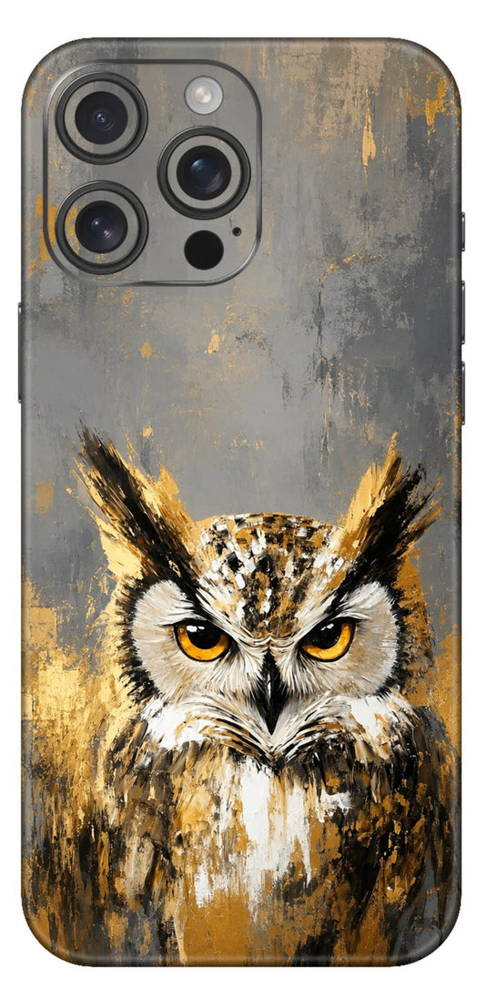 Golden Eyes Owl Mobile Skin