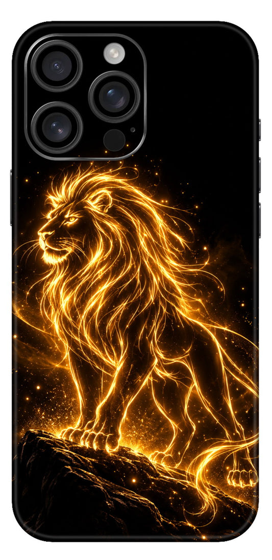 Golden Light Lion Guardian Mobile Skin