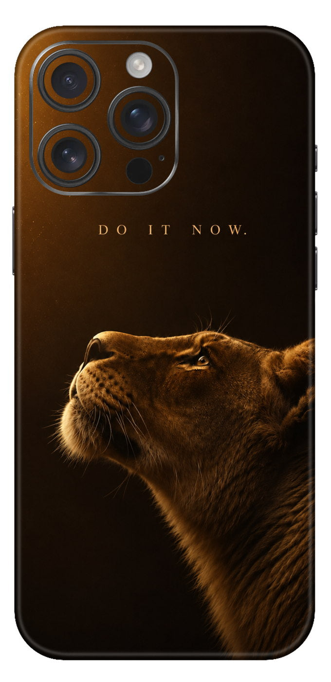 Golden Lioness Mobile Skin