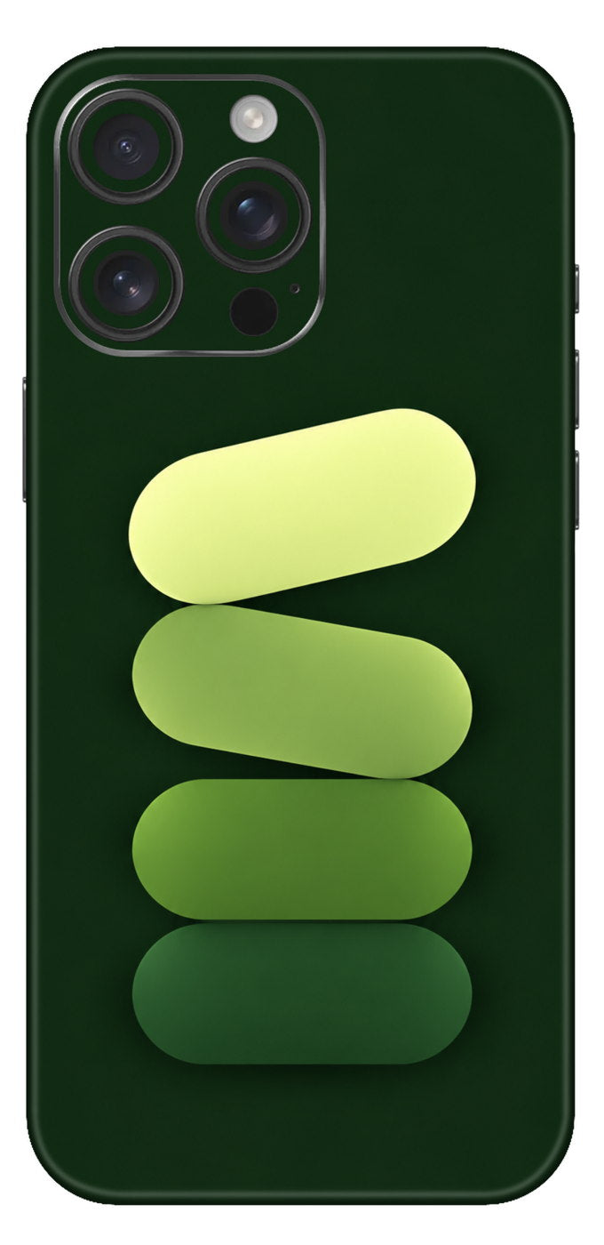 Green Abstract Mobile Skin