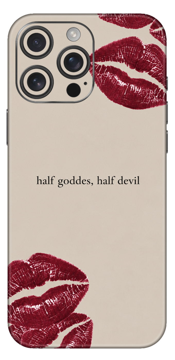 Half Goddess Half Devil Mobile Skin