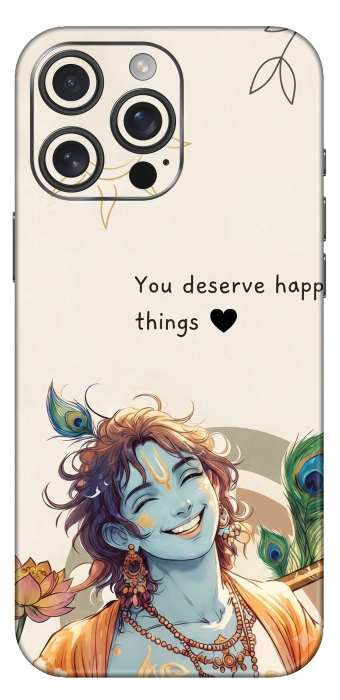 Happy Krishna Mobile Skin