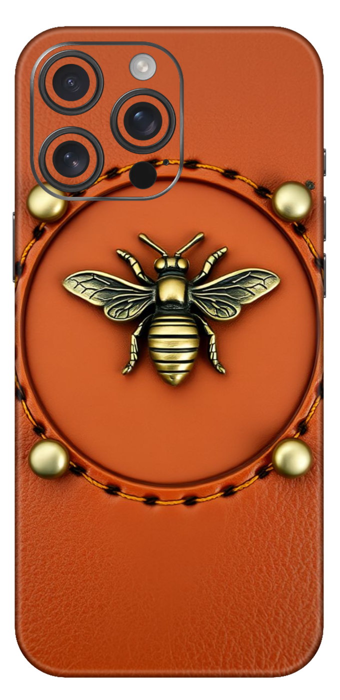 Honey On Leather Mobile Skin