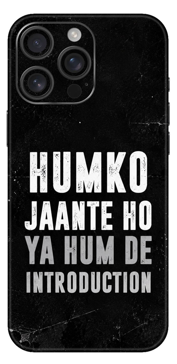 Humko Jaante Ho Mobile Skin