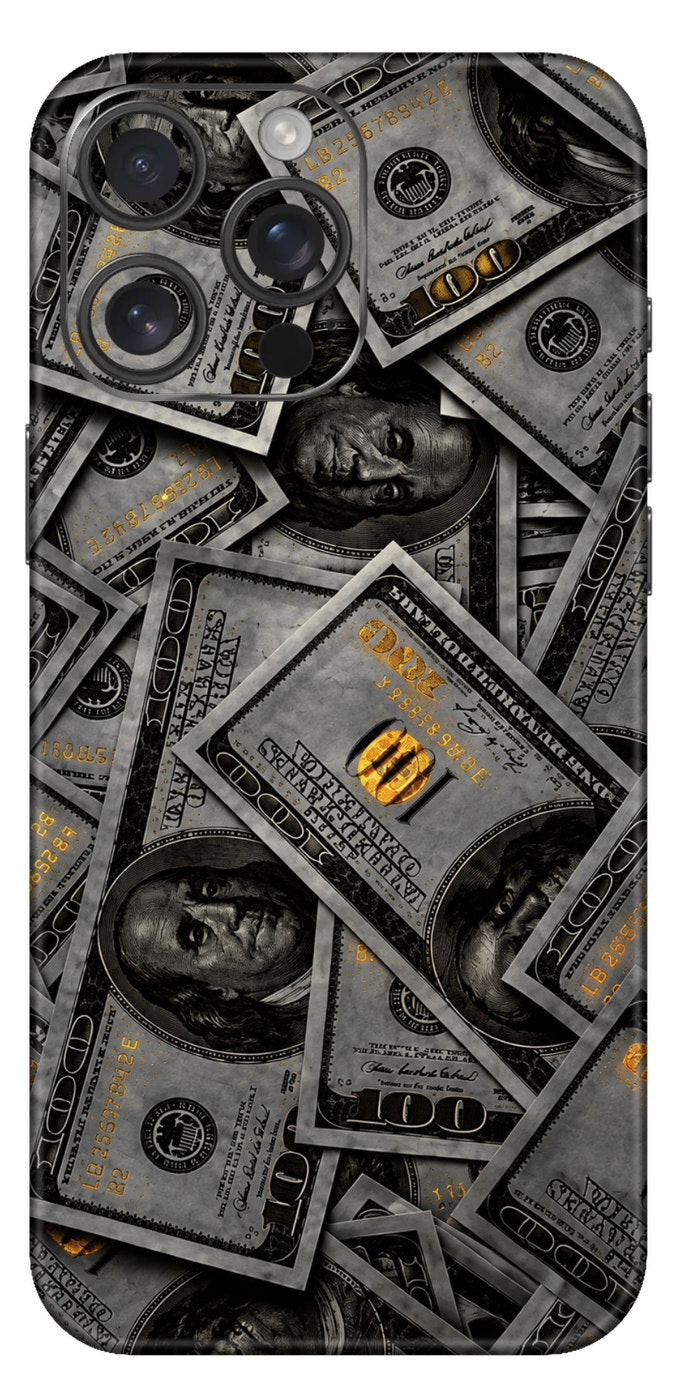 Hundred Dollar Bills Pile Mobile Skin