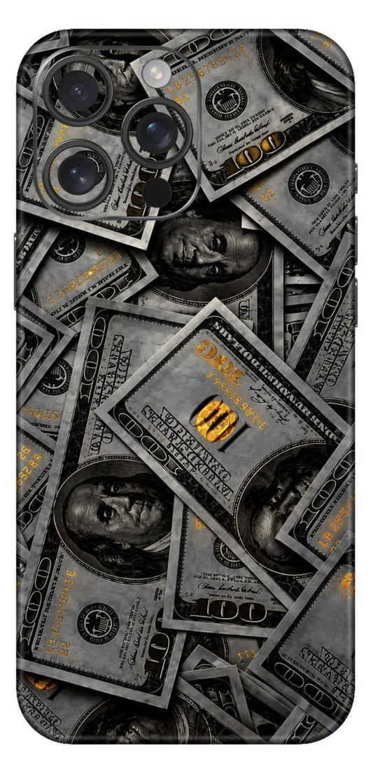 Hundred Dollar Bills Pile Mobile Skin