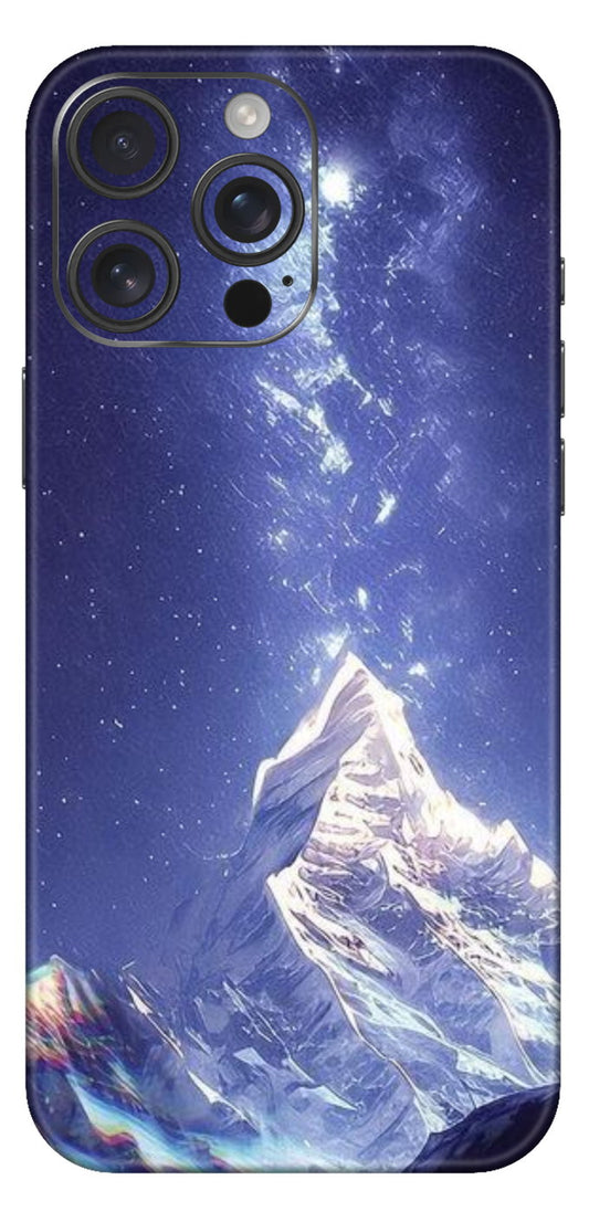 Ice Mountain Under Lights Mobile Skin