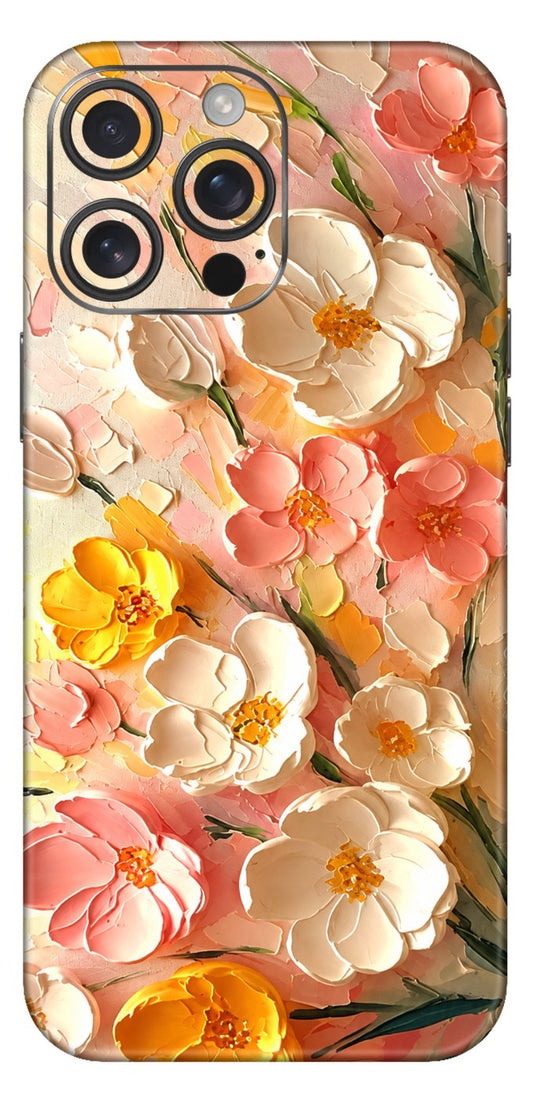 Impasto Floral Bouquet Mobile Skin