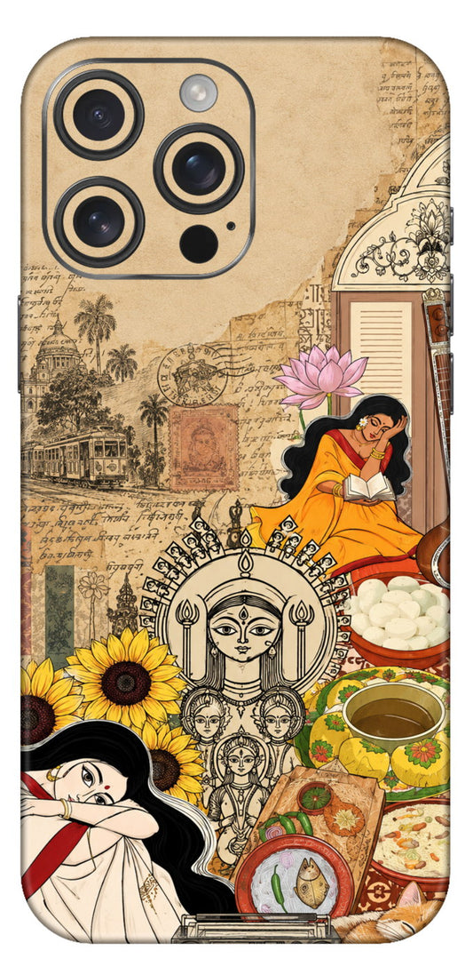 Indian Lady Artform Mobile Skin