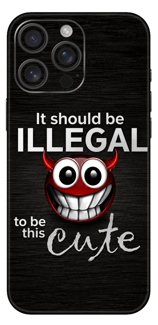 It Should Be Illegal To Be Cute Mobile Skin