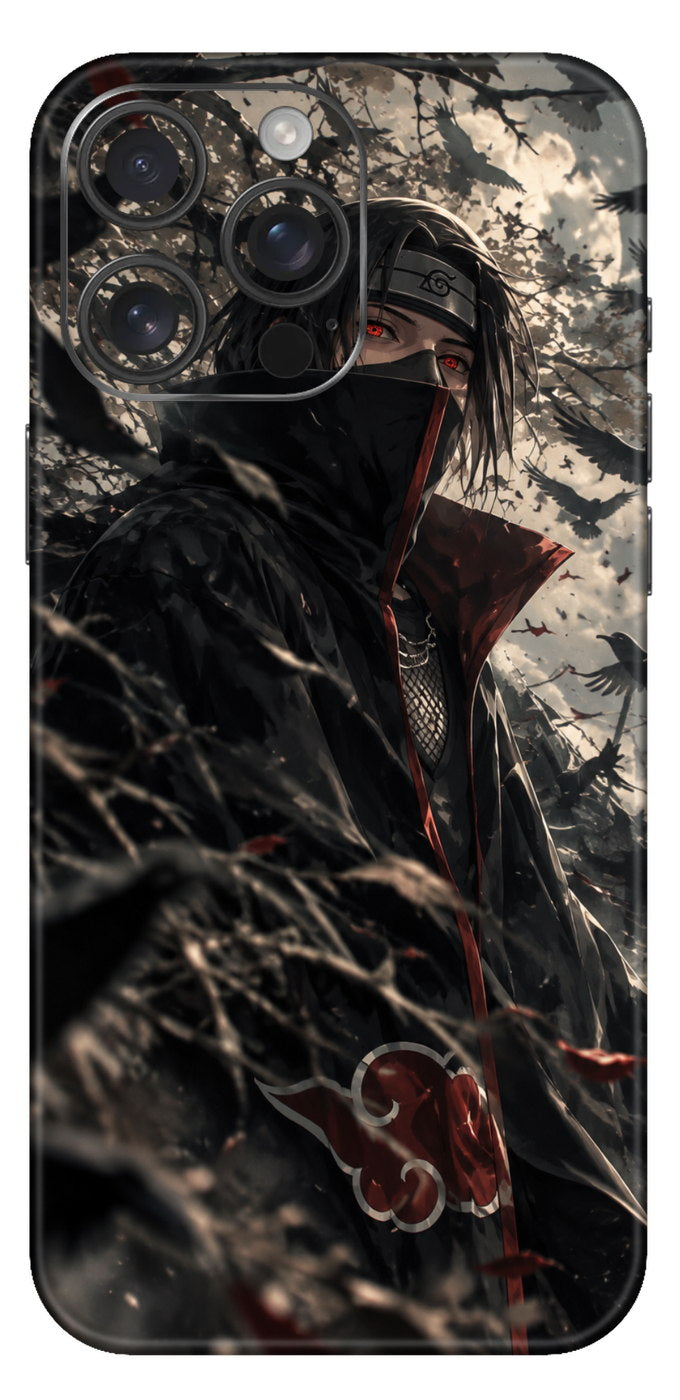 Itachi Uchiha And Moody Crows Mobile Skin