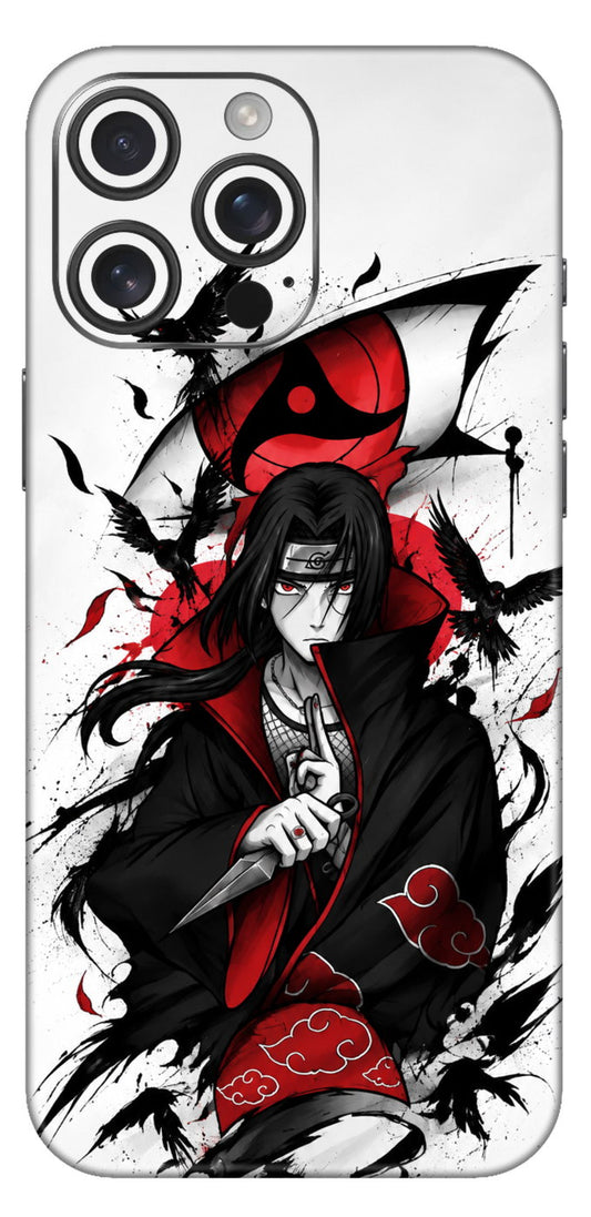 Itachi Uchiha Red Crows Mobile Skin