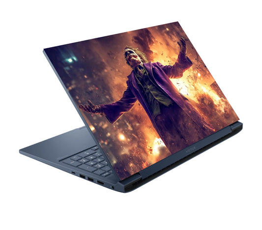 Joker Burning City Laptop Skin