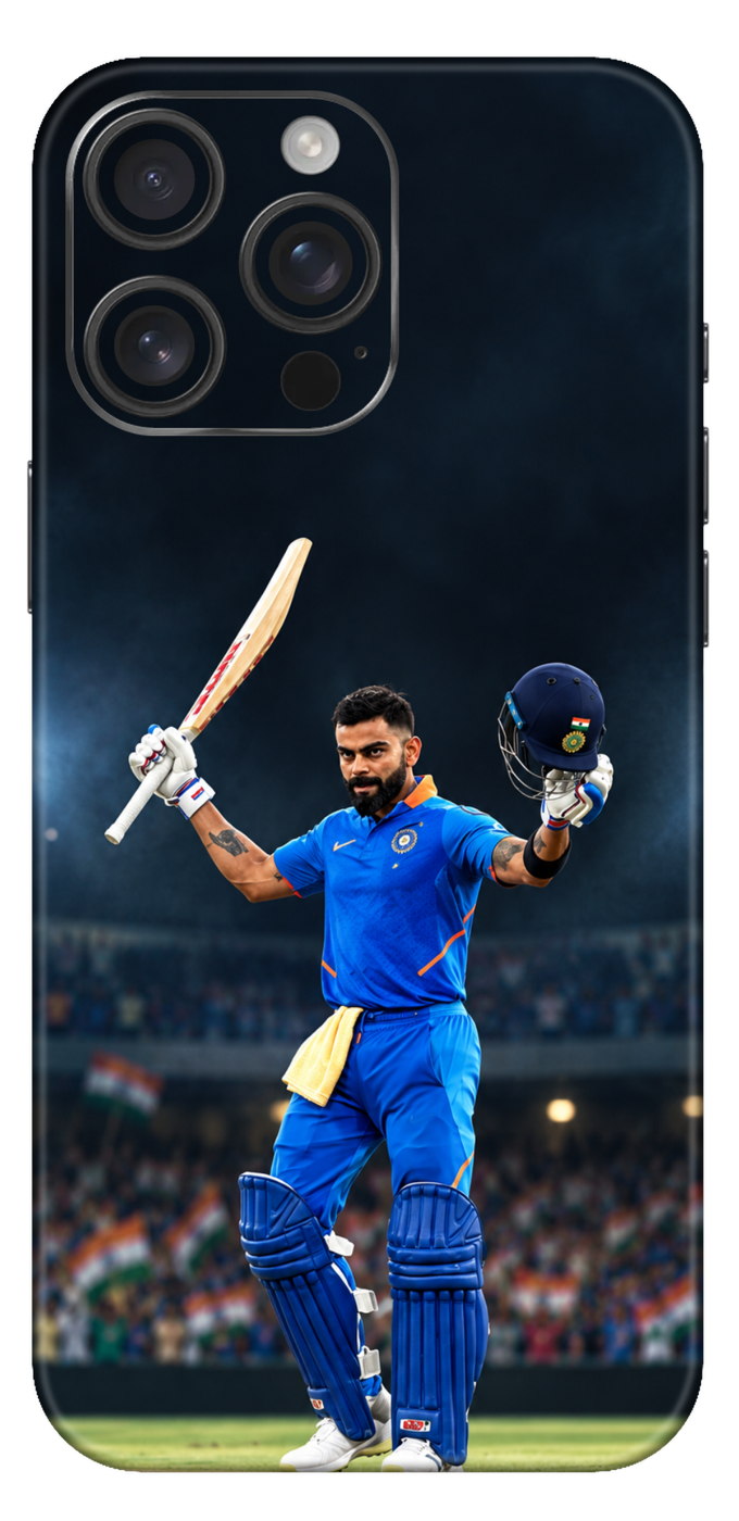 Kohli Century Bat Raise Mobile Skin