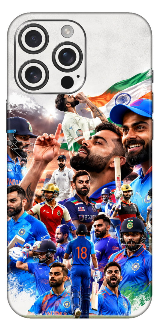 Kohli Over The Years Mobile Skin