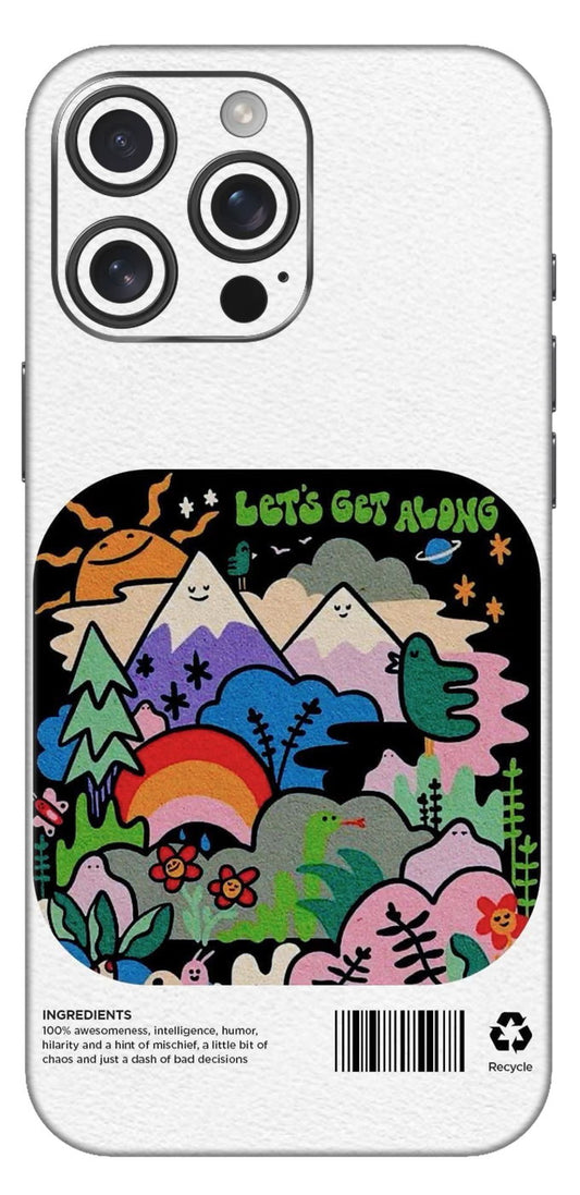 Lets Get Along Mobile Skin