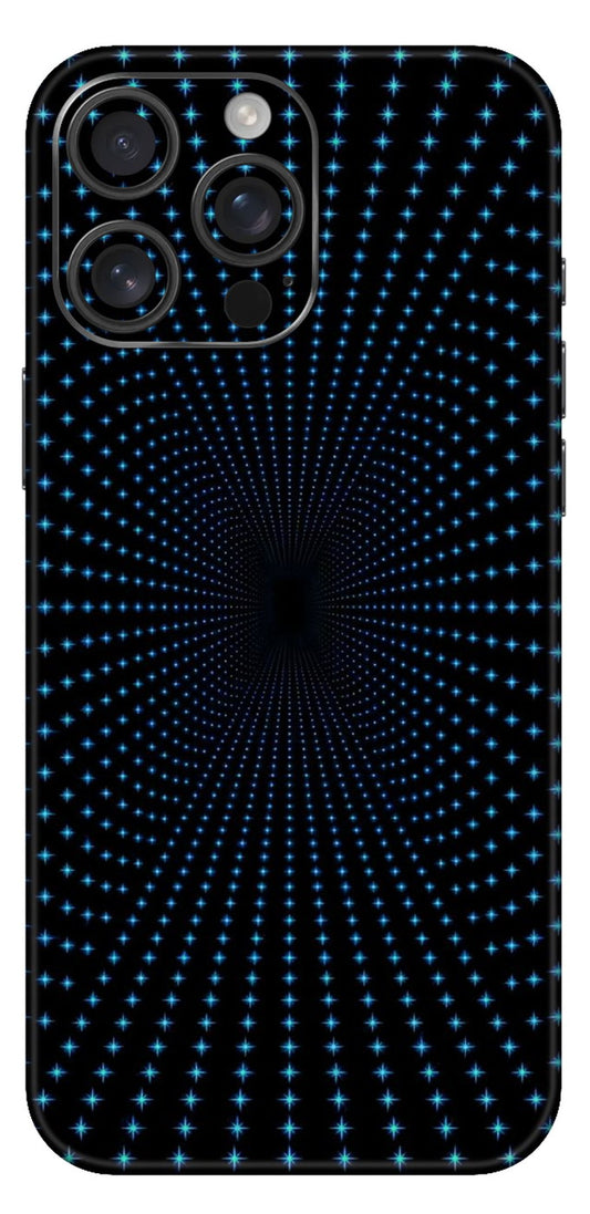 Light Blue Stars Mobile Skin
