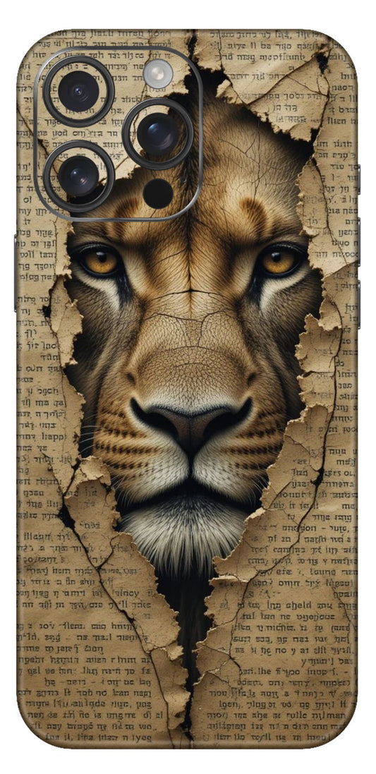 Lion Out Of The Book Mobile Skin