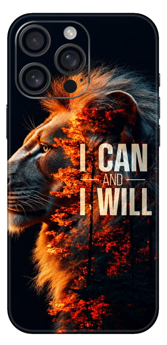 Lions Fiery Forest Resolve Mobile Skin