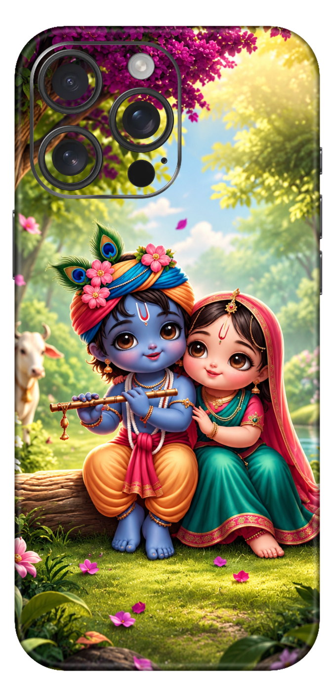 Little Radha Krishna Mobile Skin
