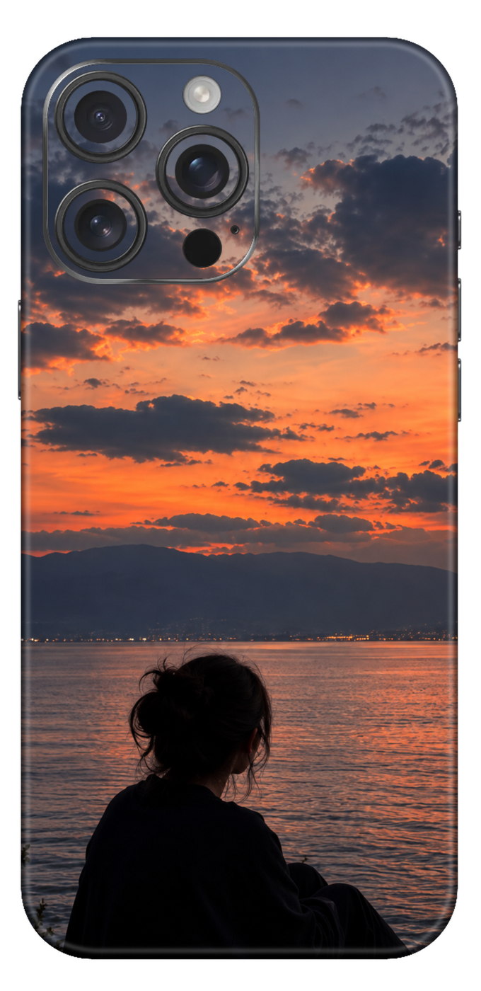 Lonely Girl Mobile Skin