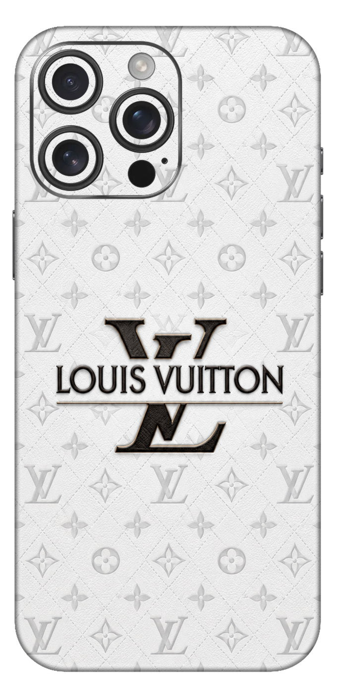 Louis Vuitton White Mobile Skin