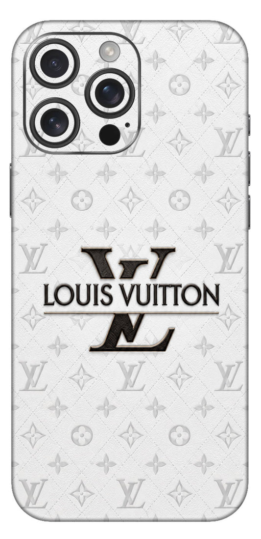 Louis Vuitton White Mobile Skin