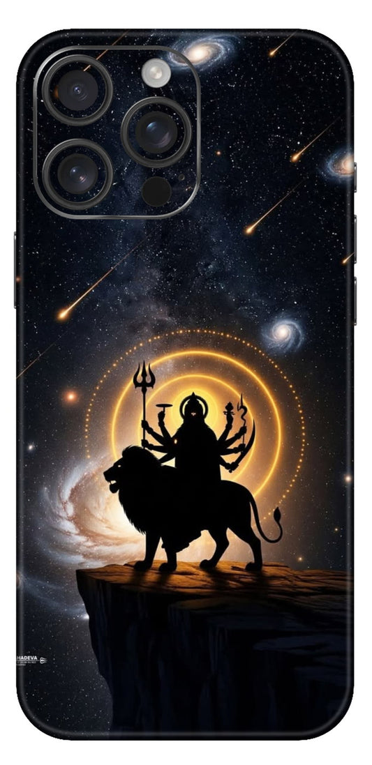 Maa In Celestial Background Mobile Skin