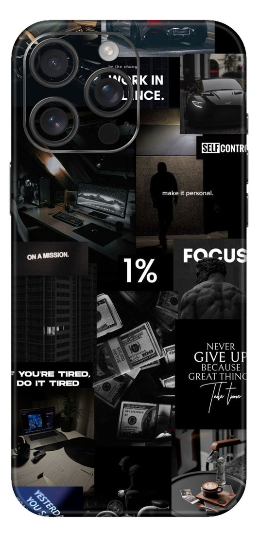 Man Visionboard Mobile Skin