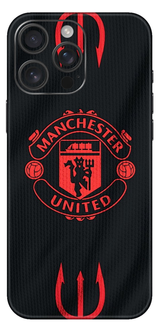 Manchester United In Black Mobile Skin