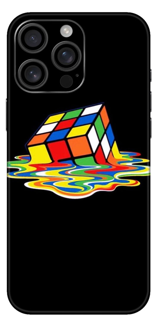 Melted Rubics Cube Mobile Skin