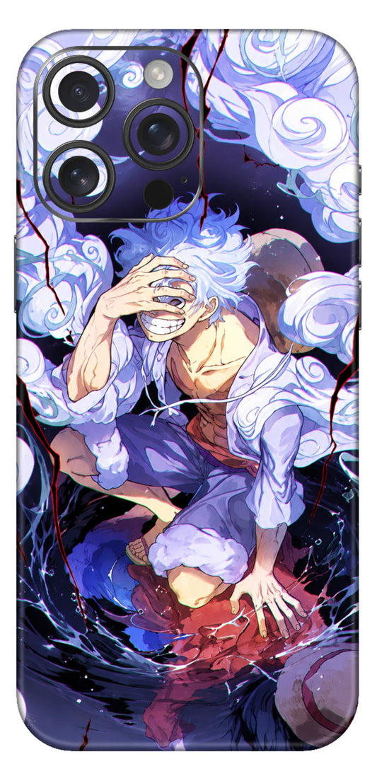 Monkey D Luffy In White Clouds Mobile Skin