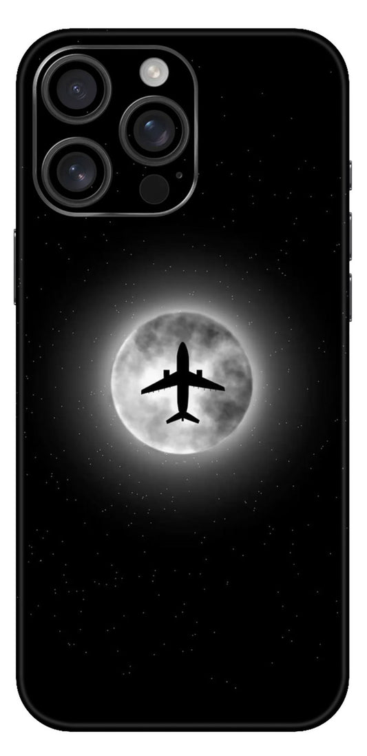 Moon And Plane Aesthetic Mobile Skin