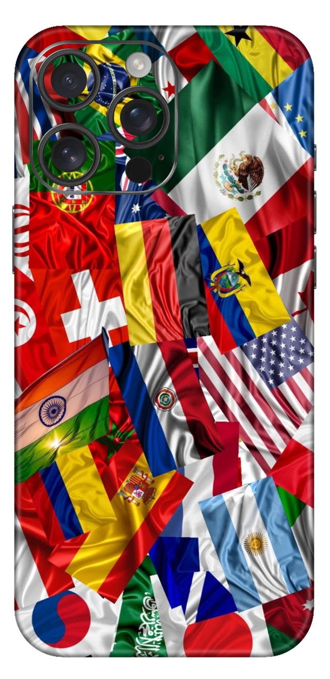 Multiple Flags Mobile Skin