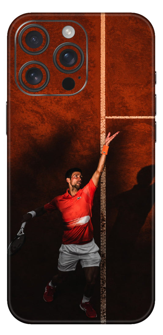 Novak In Clay Court Mobile Skin
