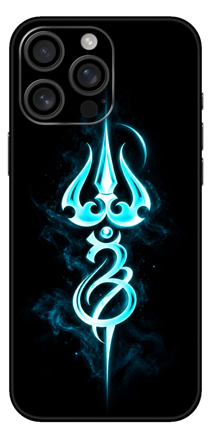 Om Trishul And Damru Mobile Skin