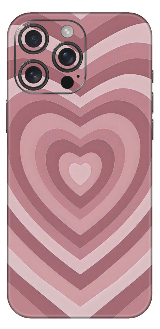 Pink Hearts Mobile Skin