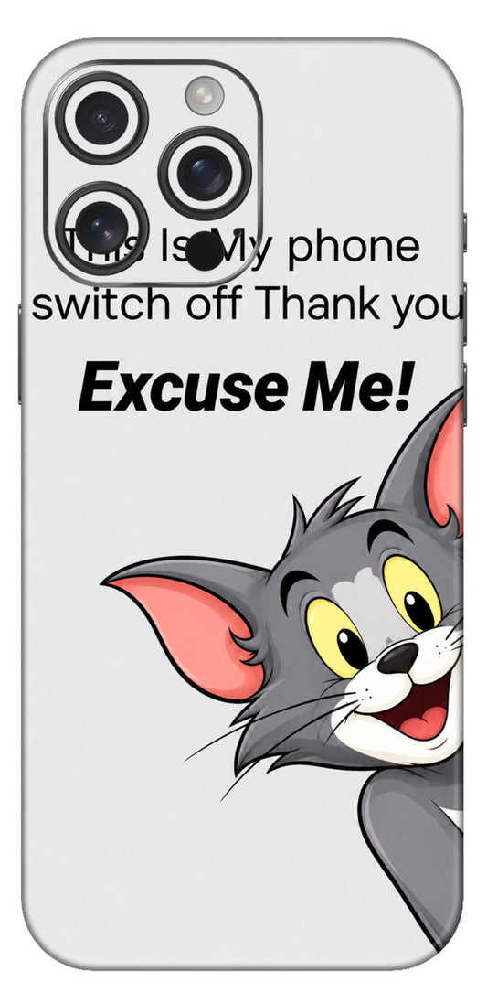 Playful Phone Switch Off Reminder Mobile Skin