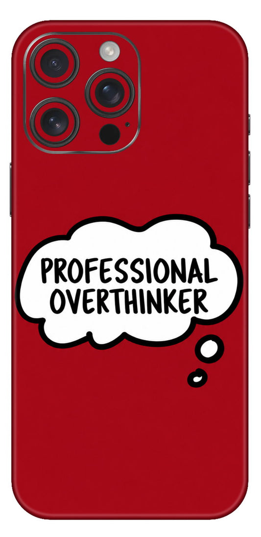 Professional Overthinker Mobile Skin