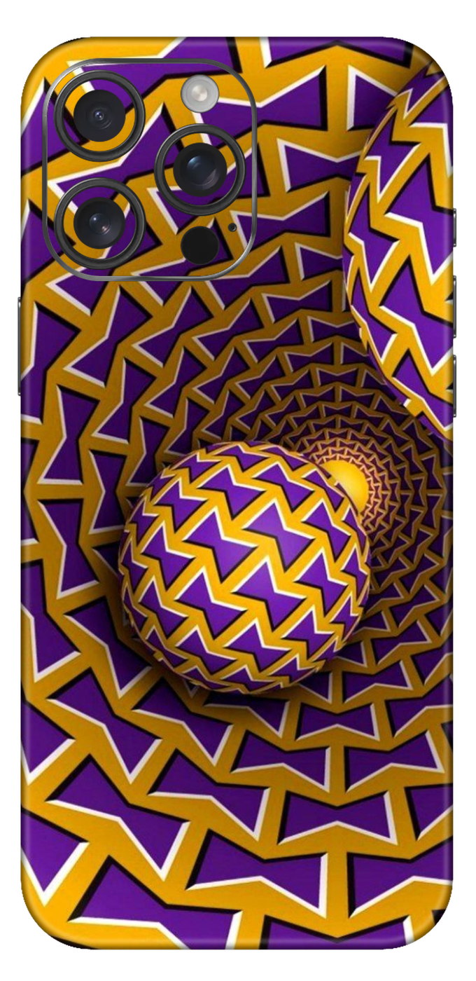 Purple And Gold Mobile Skin