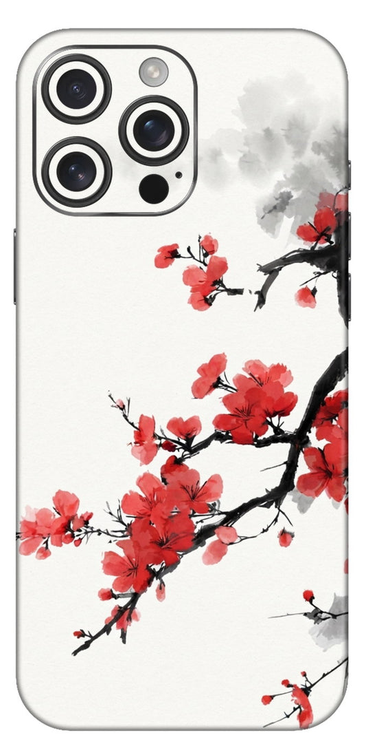 Red Branch White Mobile Skin