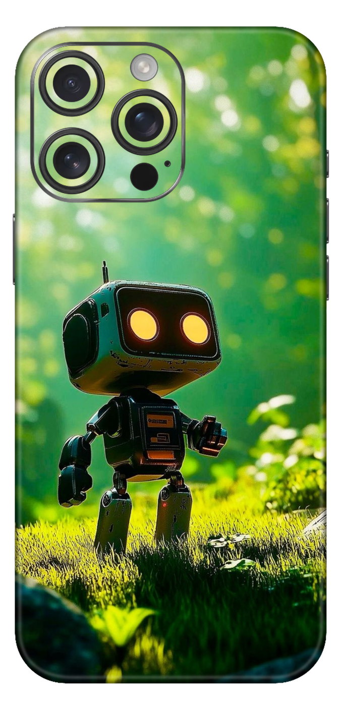 Robot In Forest Mobile Skin