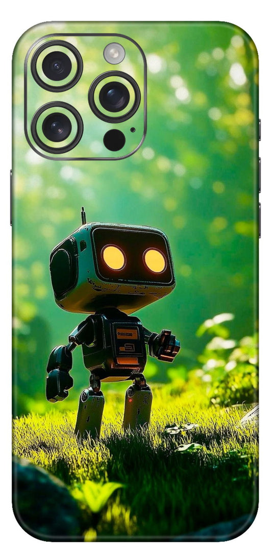 Robot In Forest Mobile Skin