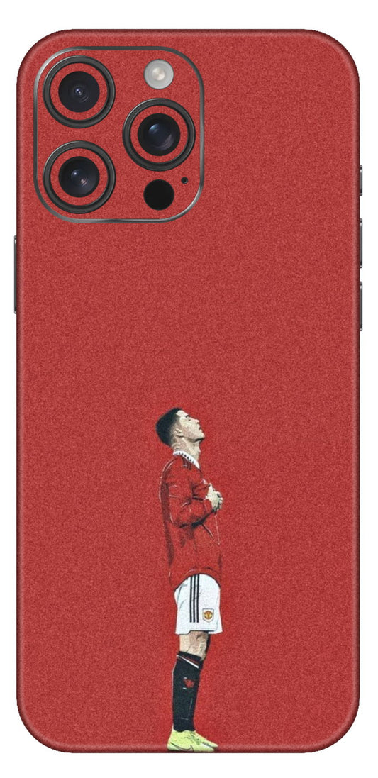 Ronaldo From Red Devils Mobile Skin