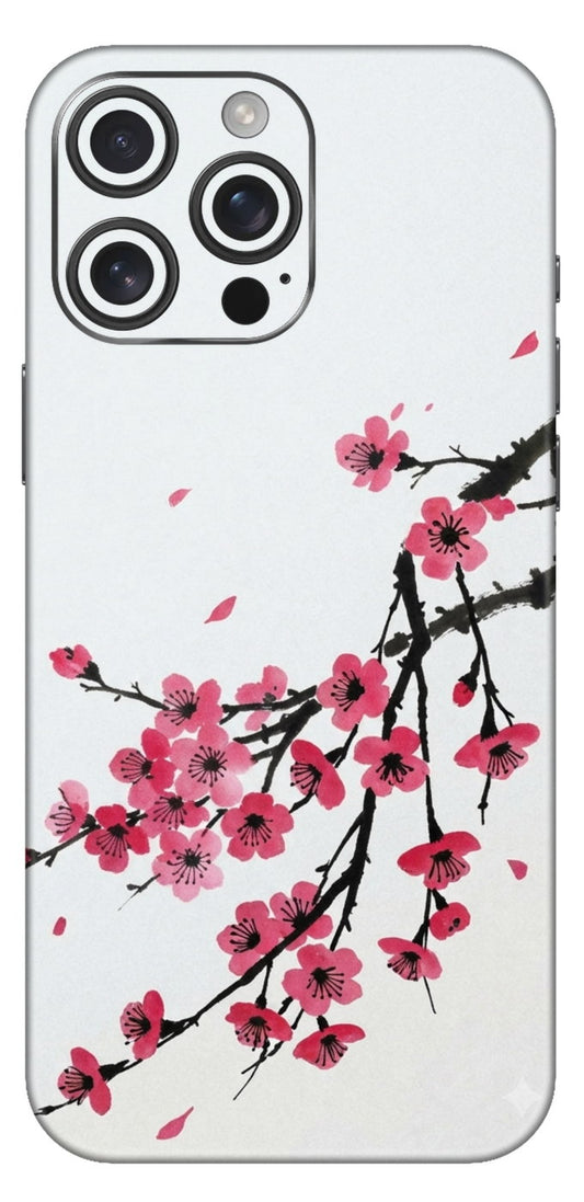 Sakura Branch Red Mobile Skin