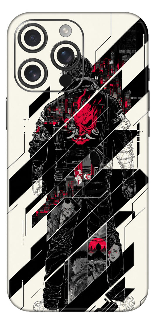 Samurai Cyberpunk Futuristic Mobile Skin
